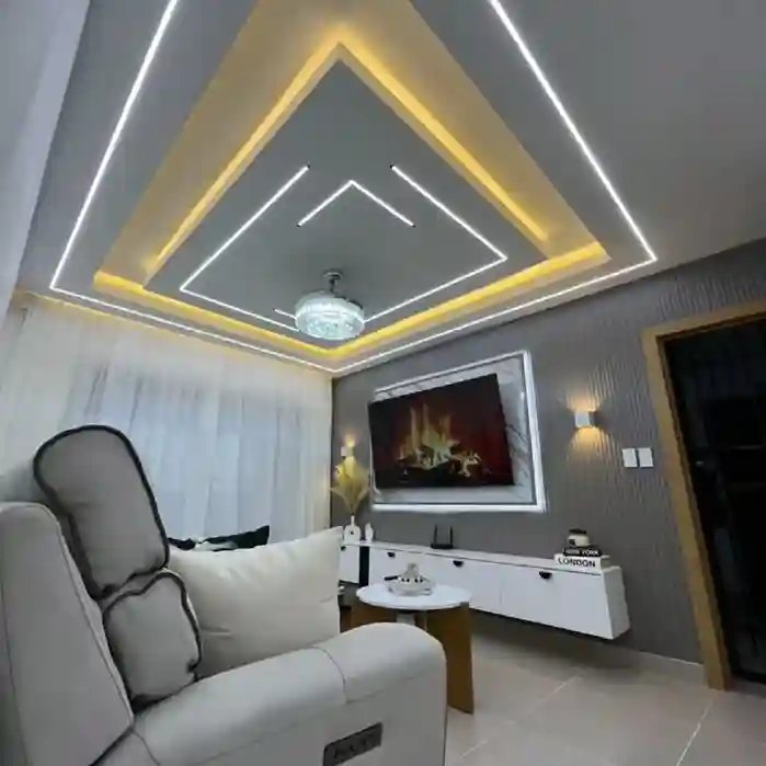 أسقف جبس لغرف المعيشة بالرياض