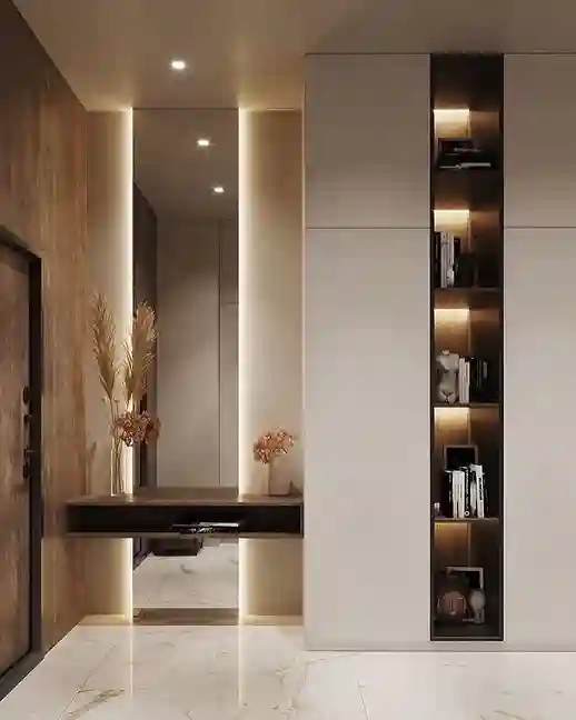 تركيب مرايات جدارية بتصاميم هندسية في الرياض